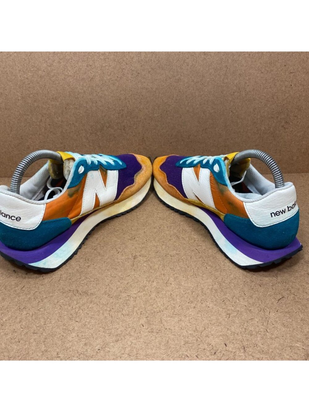 New Balance 327 Multicolor Womens Sneakers - Size 8.5 Mesh & Suede Vibrant - Picture 8 of 8